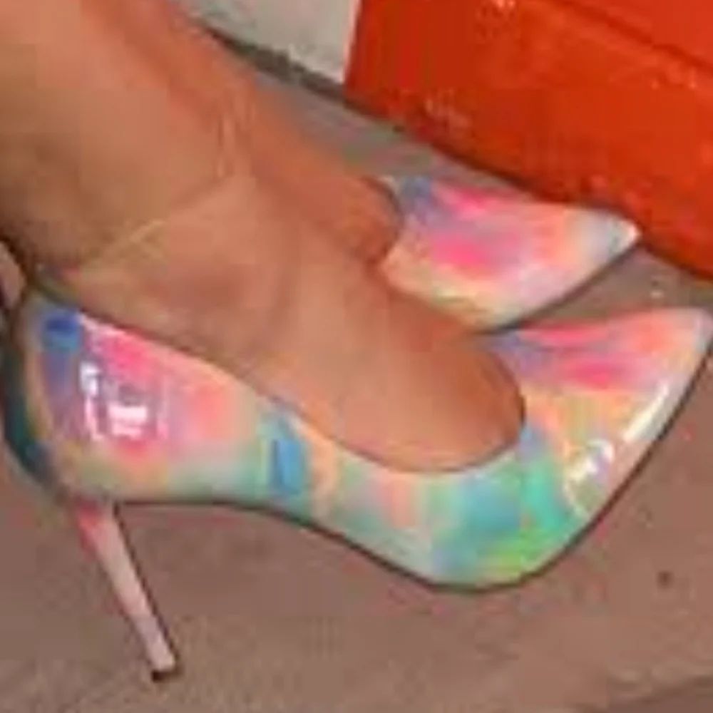 MICHEAL MICHEAL KORS LOREMOM COLORFUL WOMENS HIGH HEEL STILETTO PUMPS